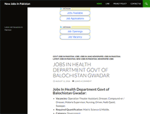 Tablet Screenshot of newjobsinpakistan.com
